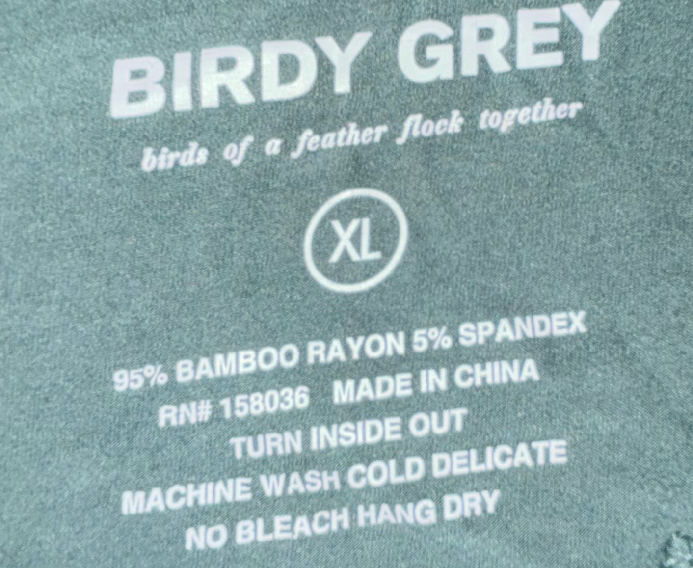 Birdy Grey Women’s Bamboo Pajama Set – Forest Green (XL)