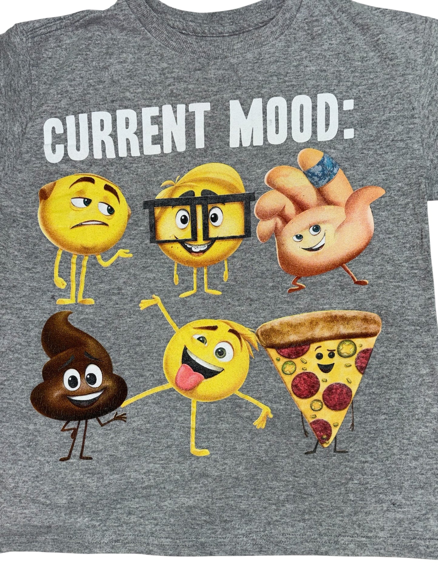 Emoji Movie “Current Mood” Graphic Tee – Size 7
