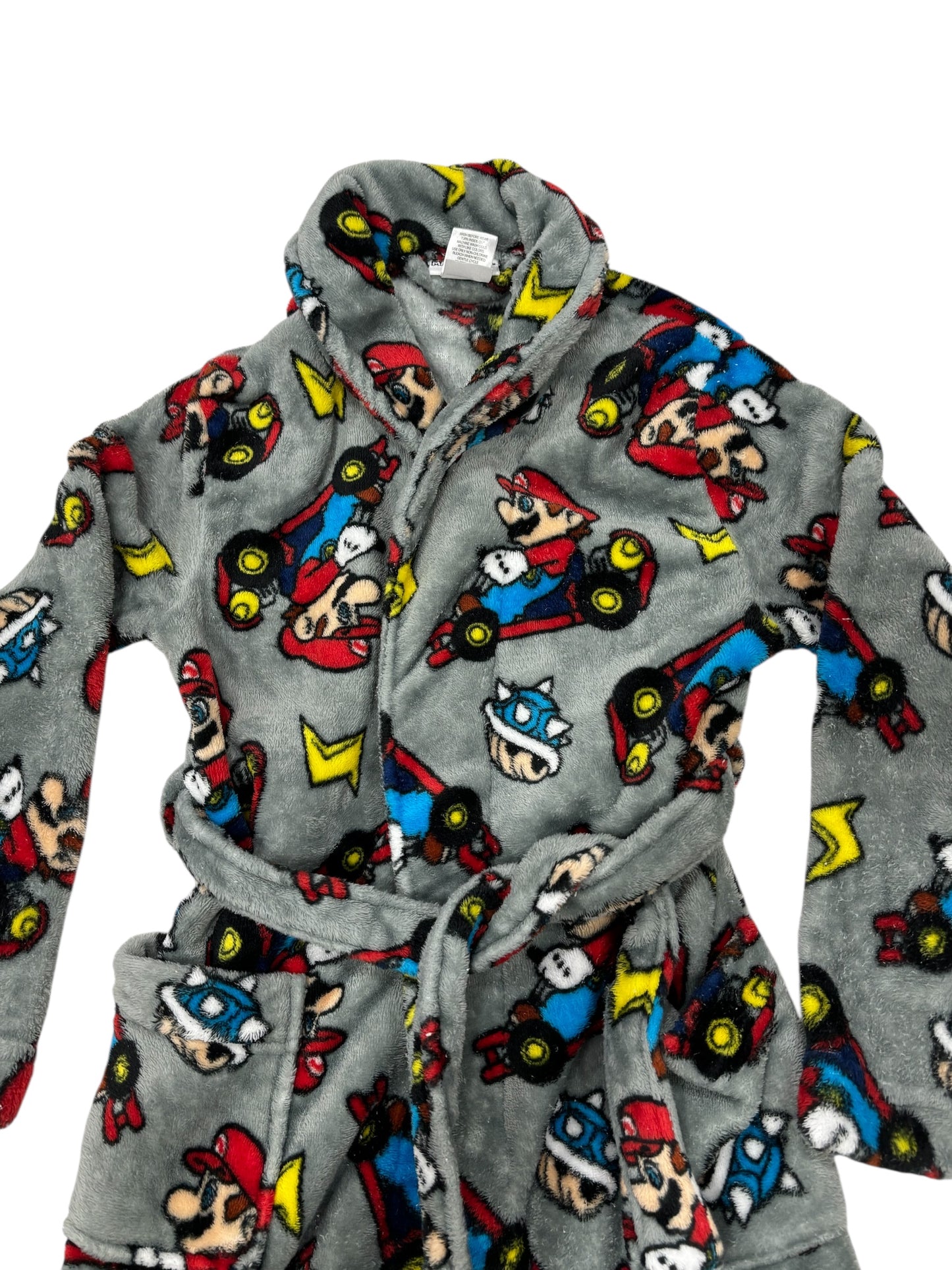 Mario Kart Plush Fleece Robe – Size 8