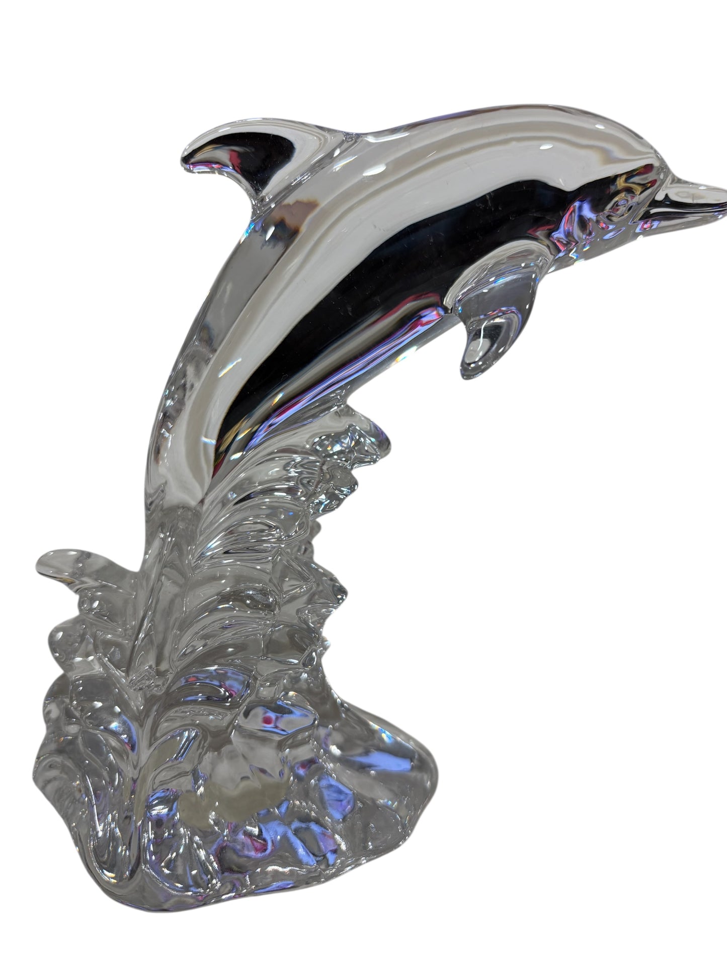 Wonders of the Wild Crystal Dolphin Figurine Crystal