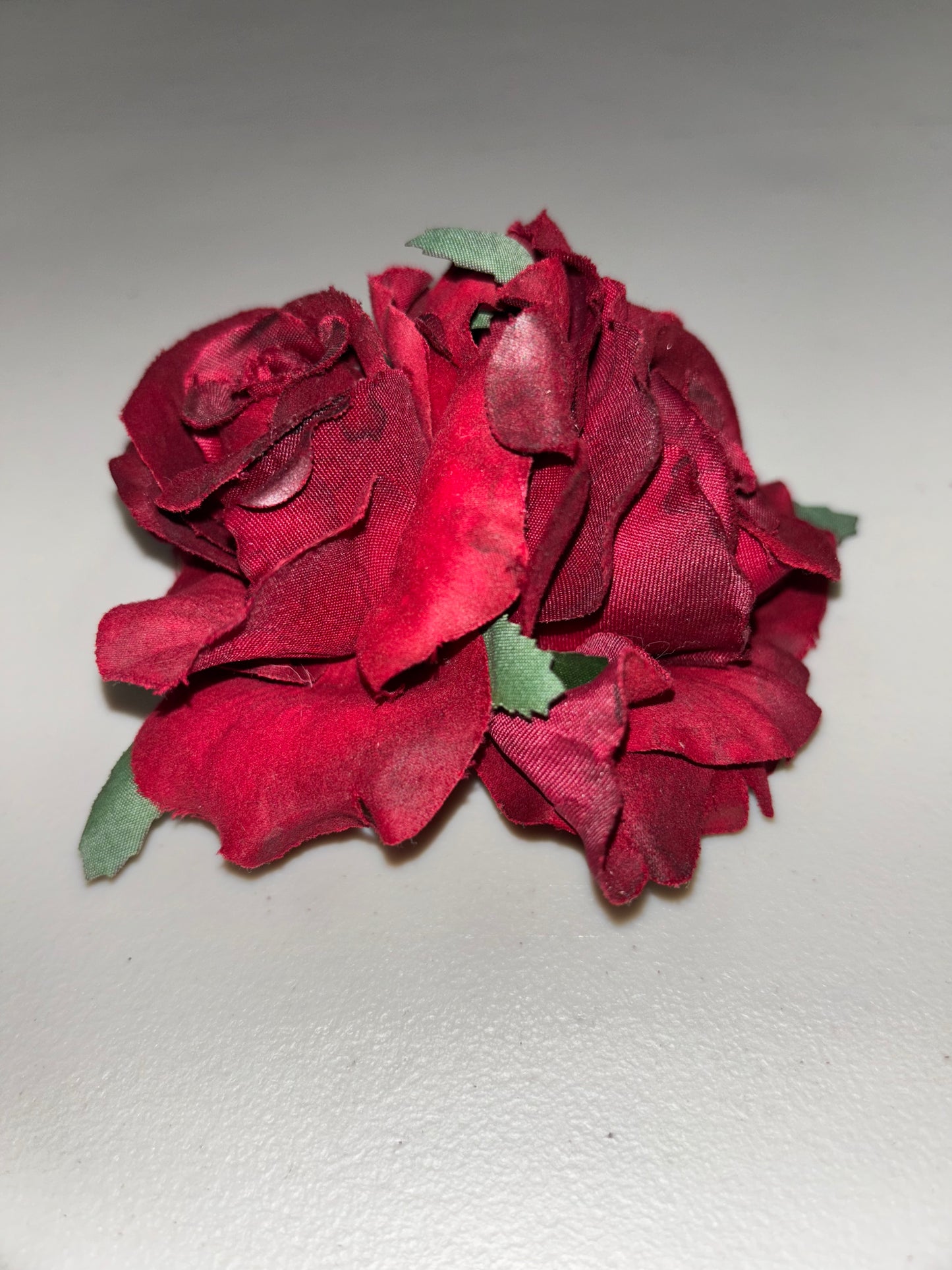 Vintage INSPIRED Red Rose Hair Clip – “Shazam!” Edition