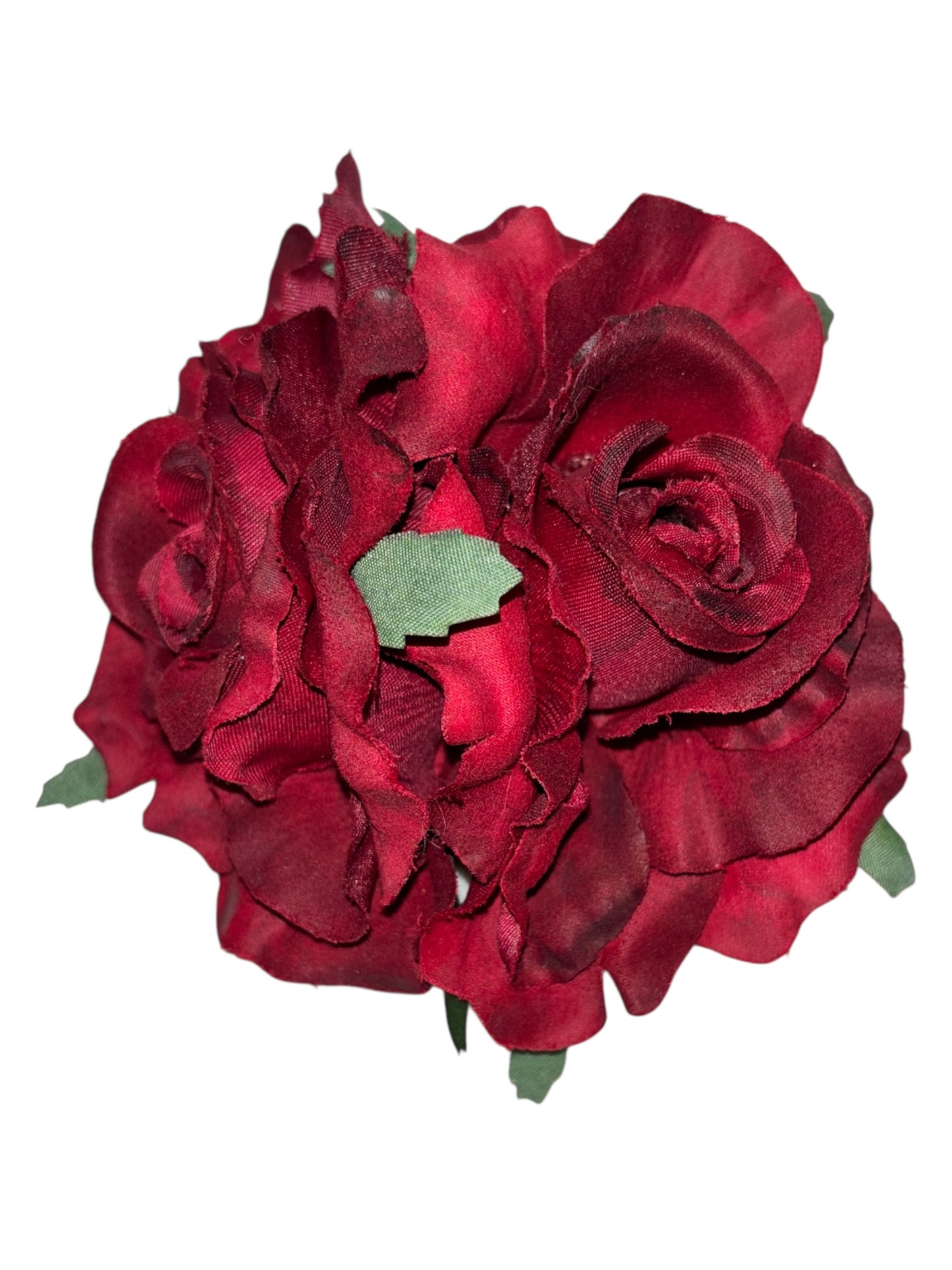 Vintage INSPIRED Red Rose Hair Clip – “Shazam!” Edition