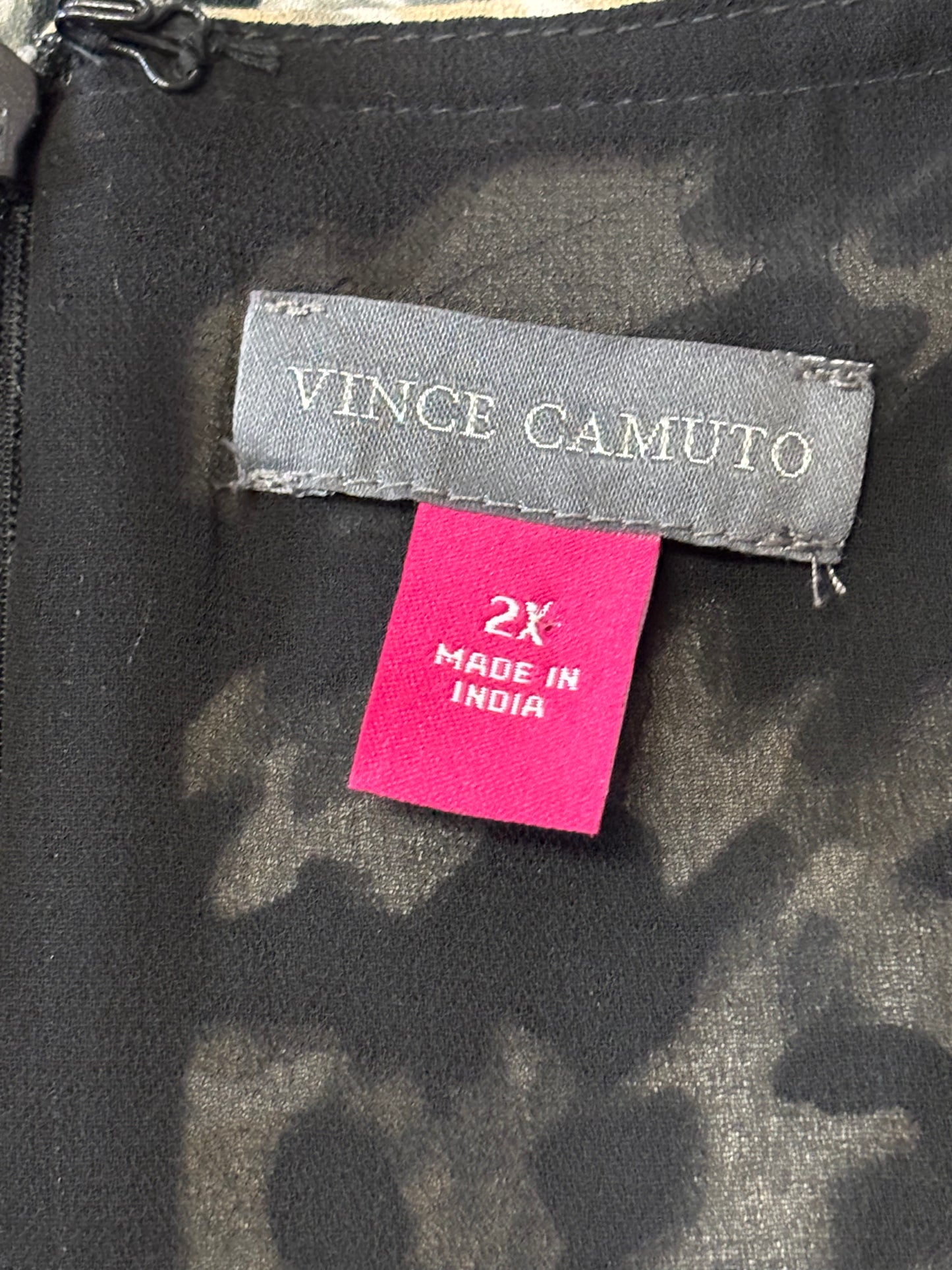 Vince Camuto Leopard Print Chiffon Midi Dress – 2X – Fierce & Flowing