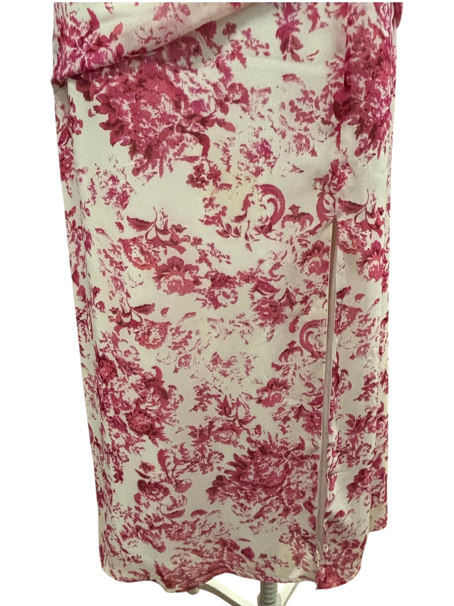 Chelsea28 Ruched Midi Dress – XXL – Rosy Toile Romance