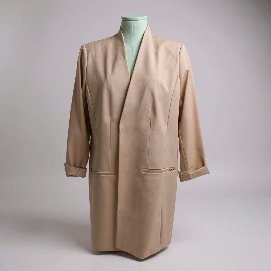 Calvin Klein Open-Front Peach Blazer – Size 14W
