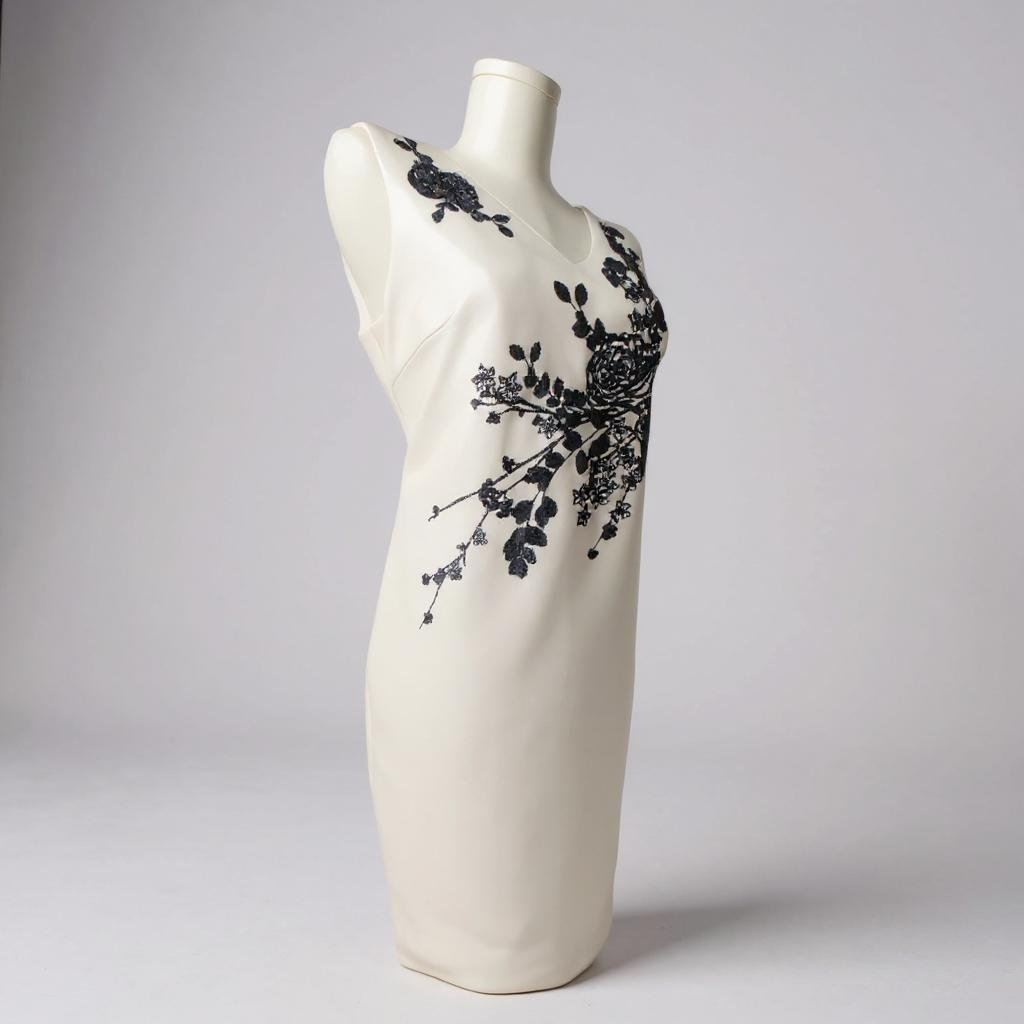Calvin Klein Ivory Sheath Dress – Size 6P