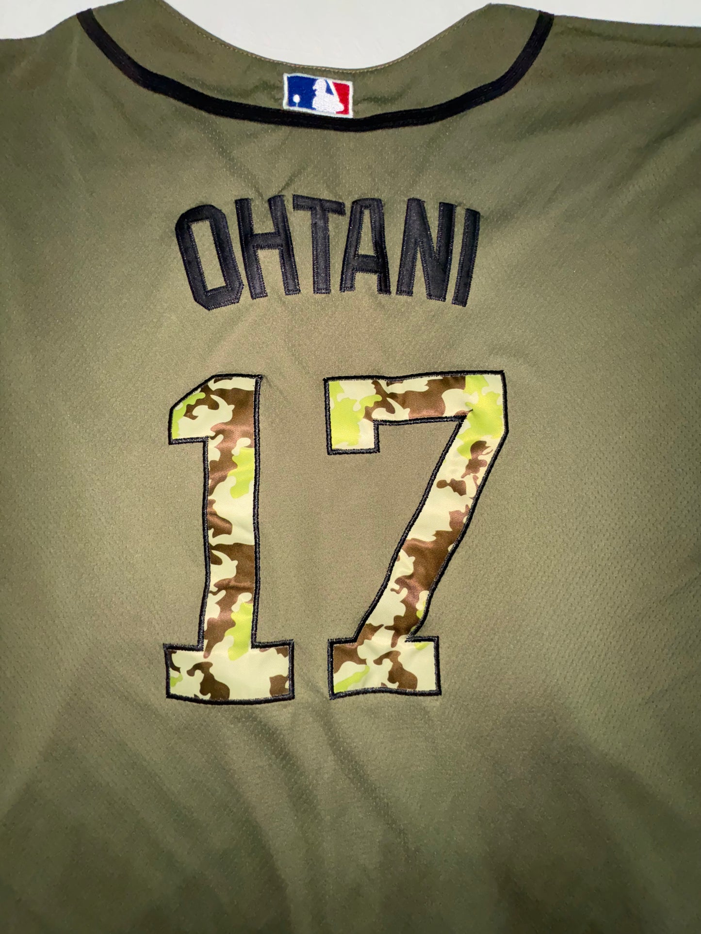 Shohei Ohtani #17 Angels Camo Jersey – Majestic Cool Base (XXL)