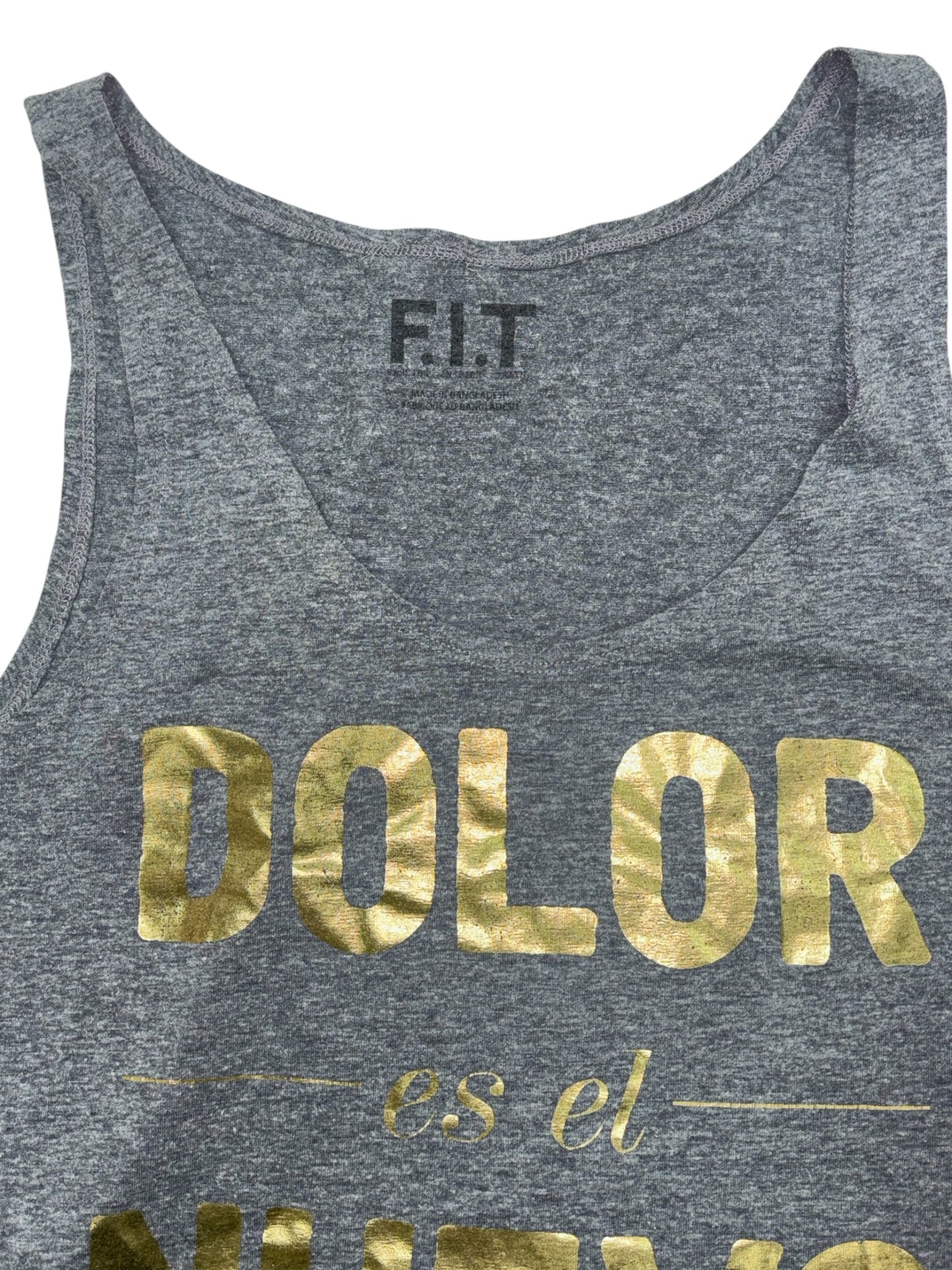 F.I.T “Dolor es el Nuevo Atractivo” Tank – Size M