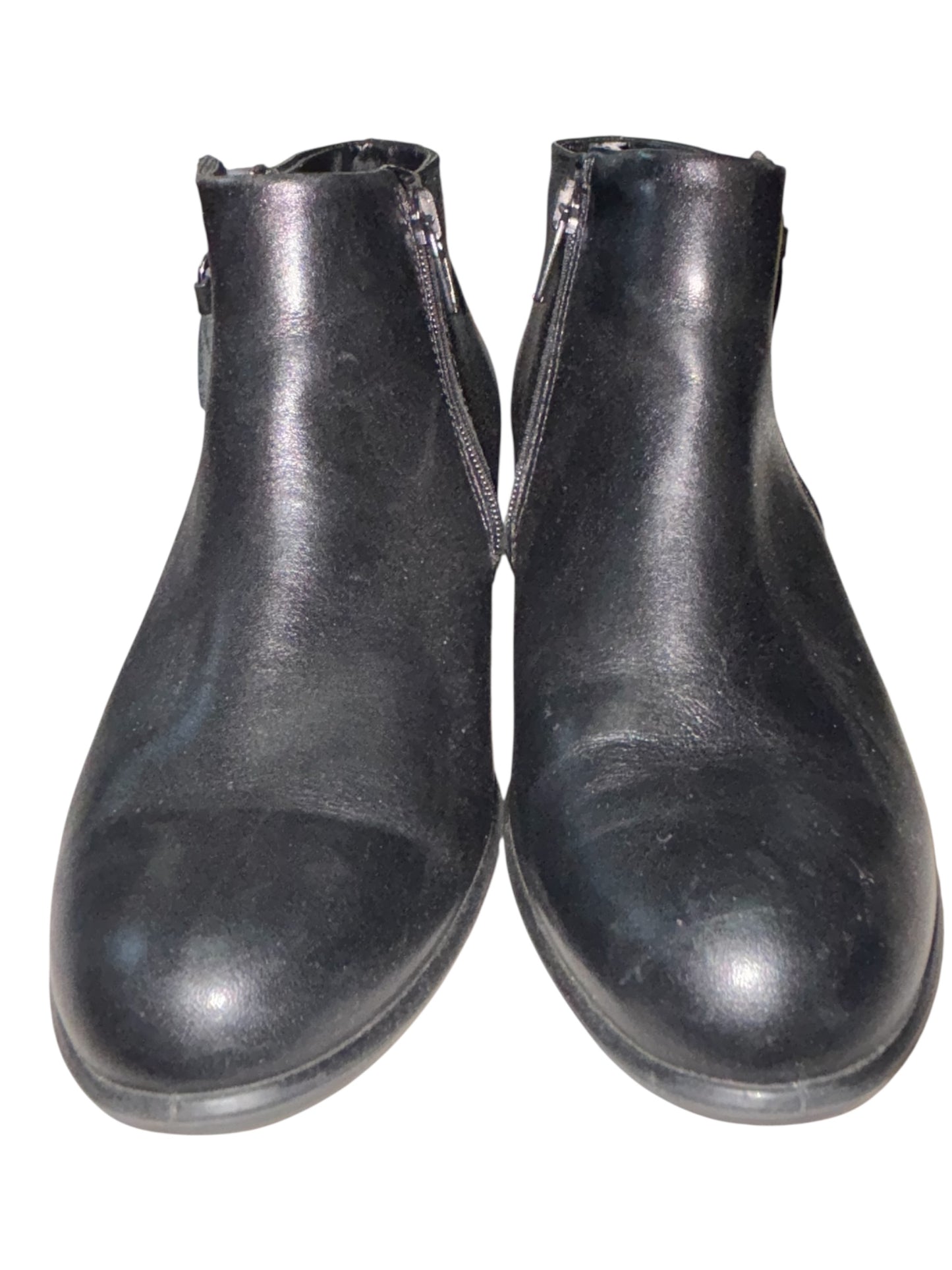 ECCO Black Leather Ankle Booties (Size EU 36 US 5.5)