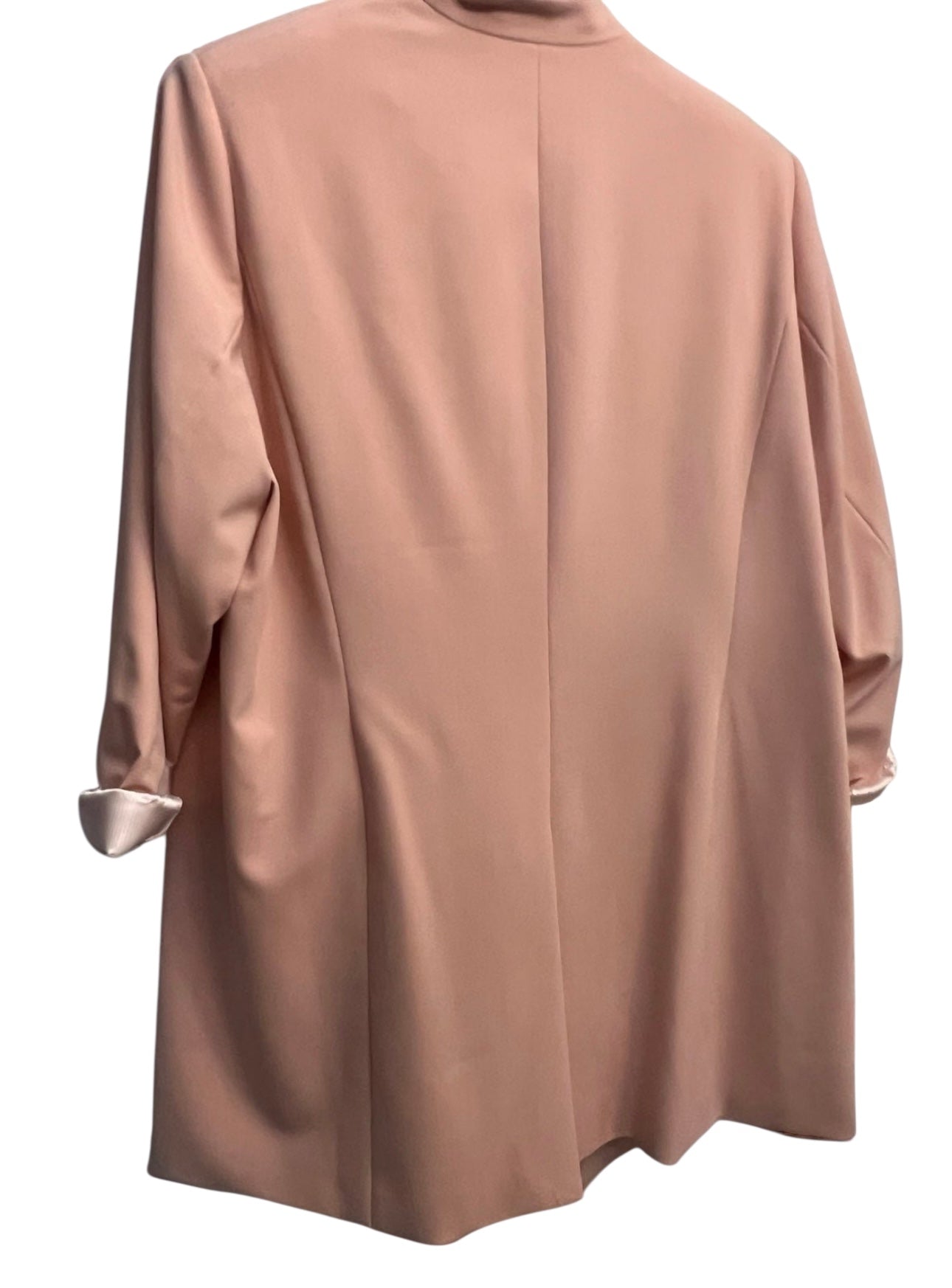 Calvin Klein Open-Front Peach Blazer – Size 14W