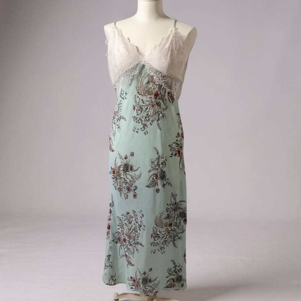 INC International Concepts Intimates Lace & Floral Nightgown – Size Large