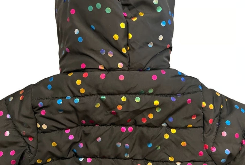 Polk-a-dot Puffy Jacket (Size 5T)