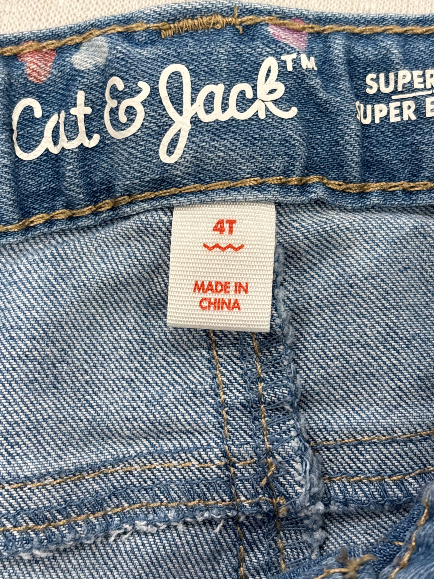 Tiny Hearts, Big Style – Cat & Jack Super Stretch Jeans (4T)