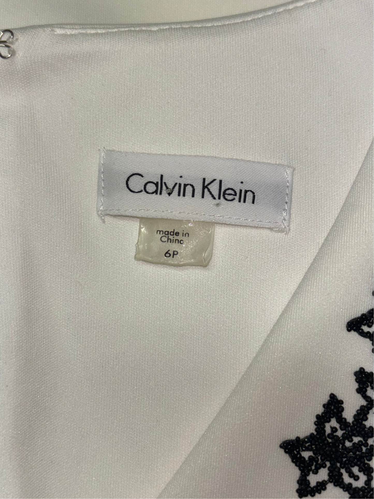 Calvin Klein Ivory Sheath Dress – Size 6P