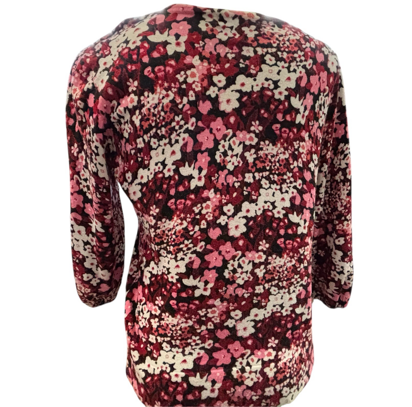 Style & Co Floral Knit Sweater – Medium