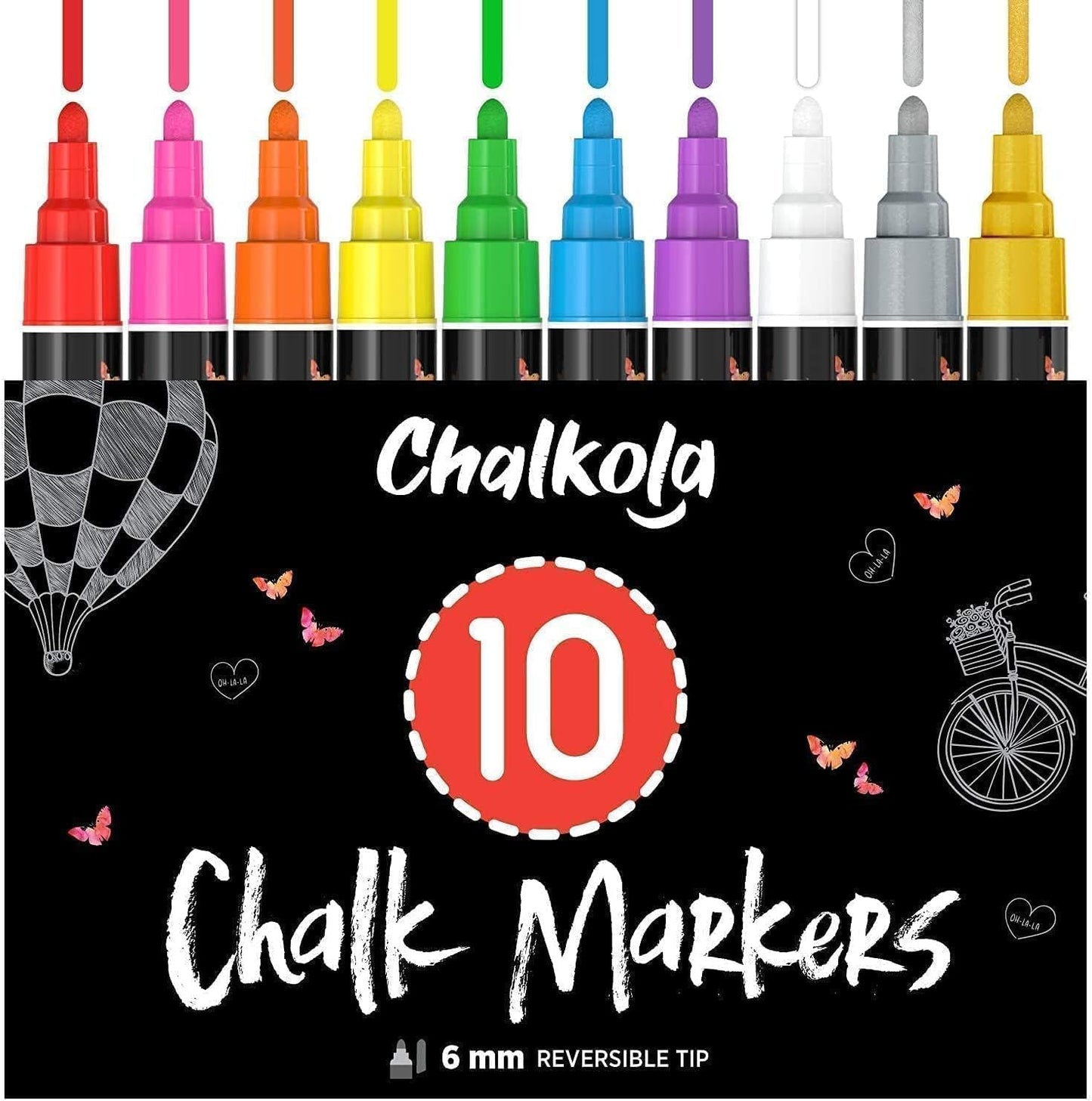 Chalkola Liquid Chalk Markers Erasable