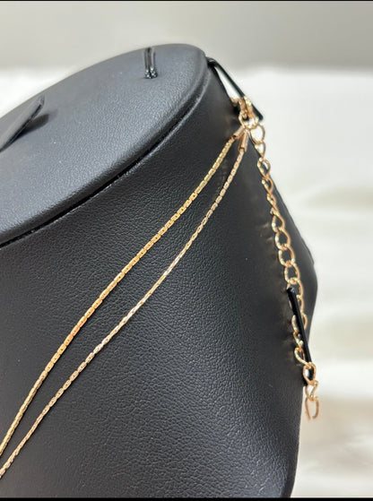Heart to Sparkle Double Chain Necklace