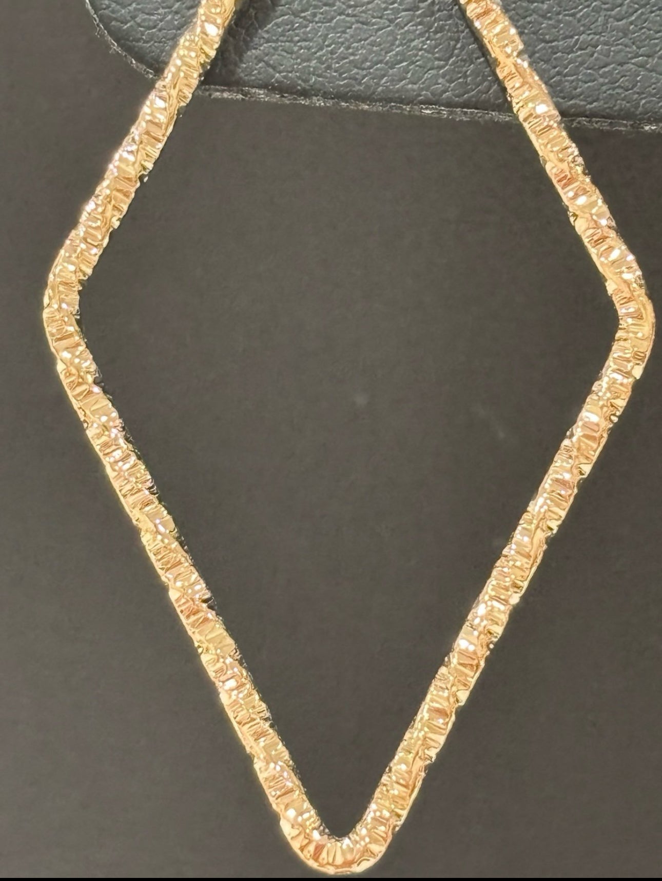 Golden Edge Diamond Hoop Earrings