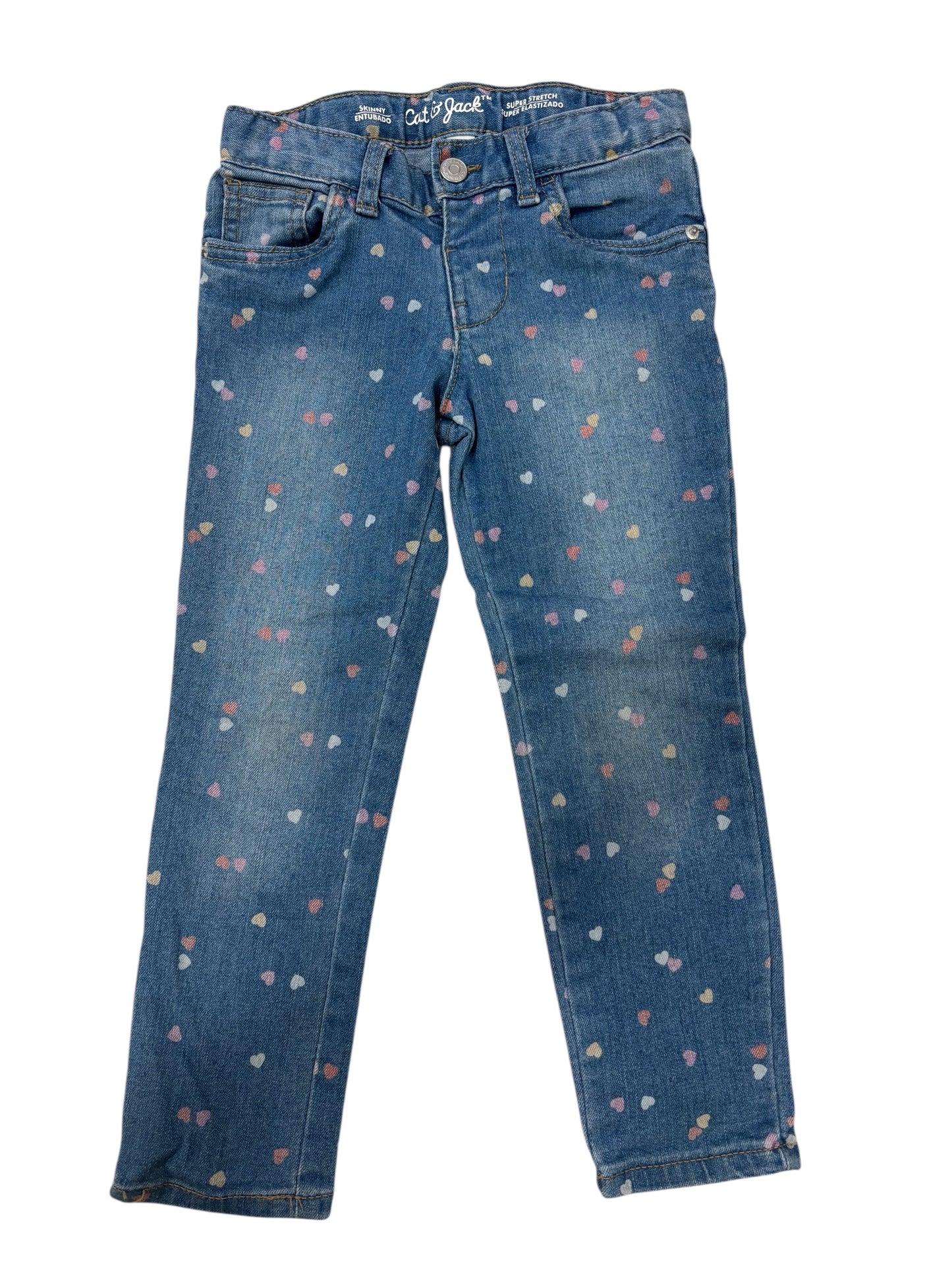 Tiny Hearts, Big Style – Cat & Jack Super Stretch Jeans (4T)
