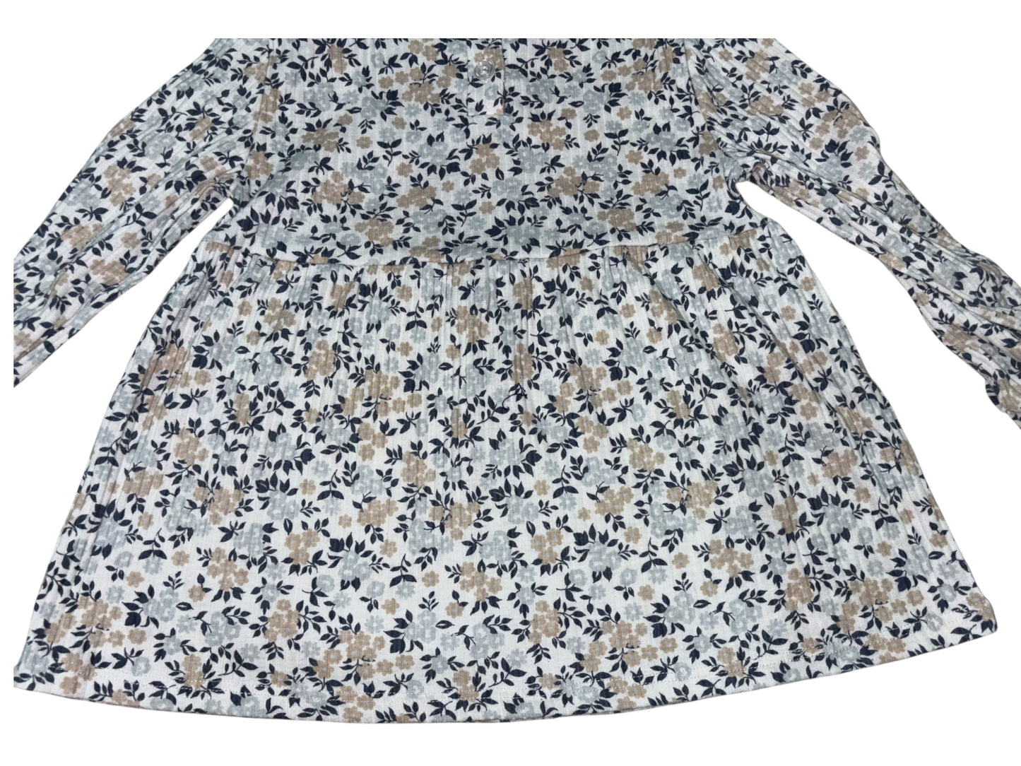 Nicole Miller New York Floral Long Sleeve Dress – Size 6 (Girls)
