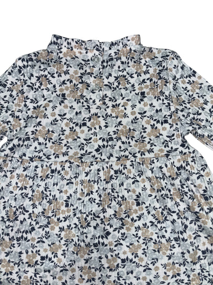 Nicole Miller New York Floral Long Sleeve Dress – Size 6 (Girls)