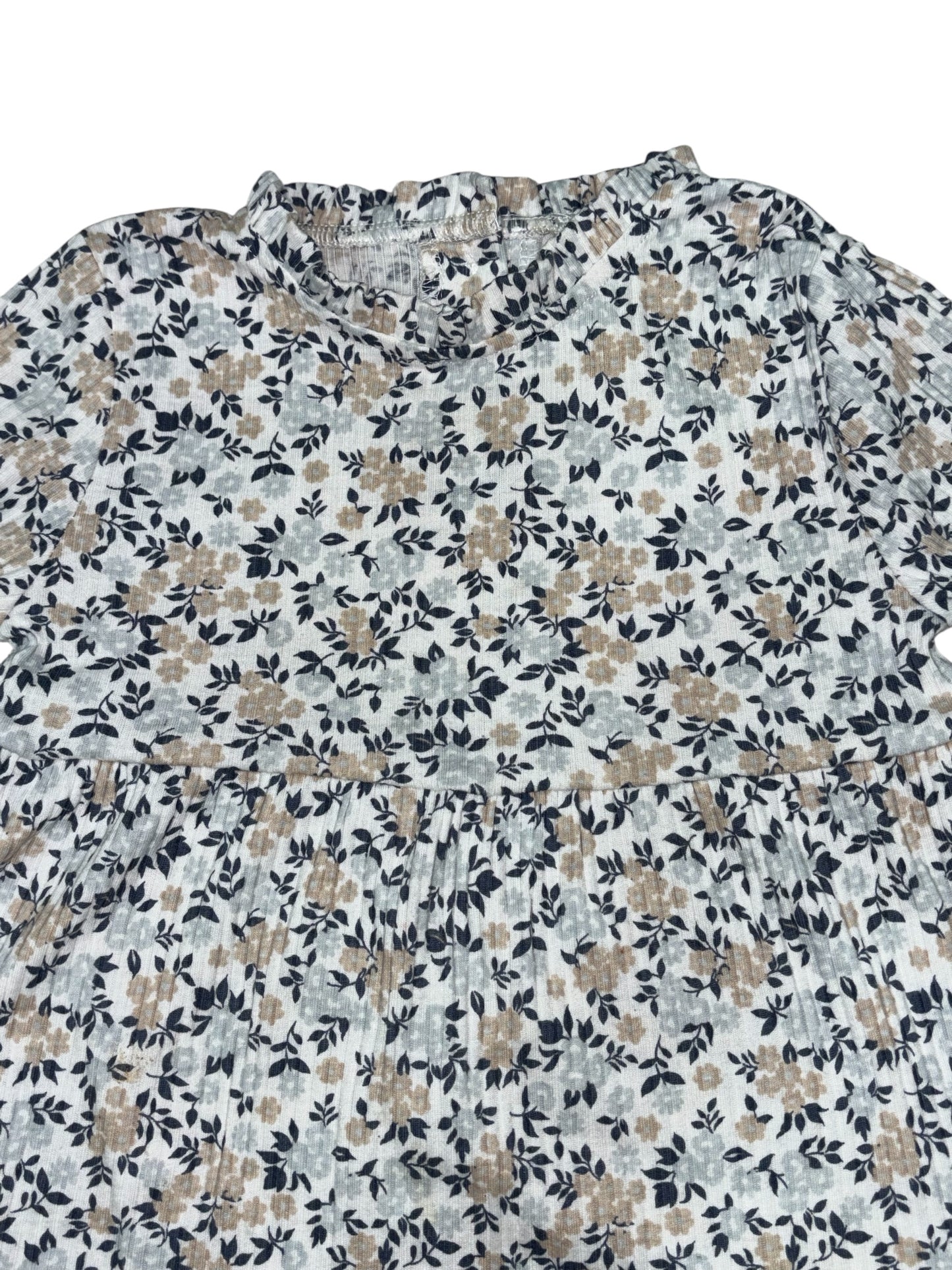 Nicole Miller New York Floral Long Sleeve Dress – Size 6 (Girls)