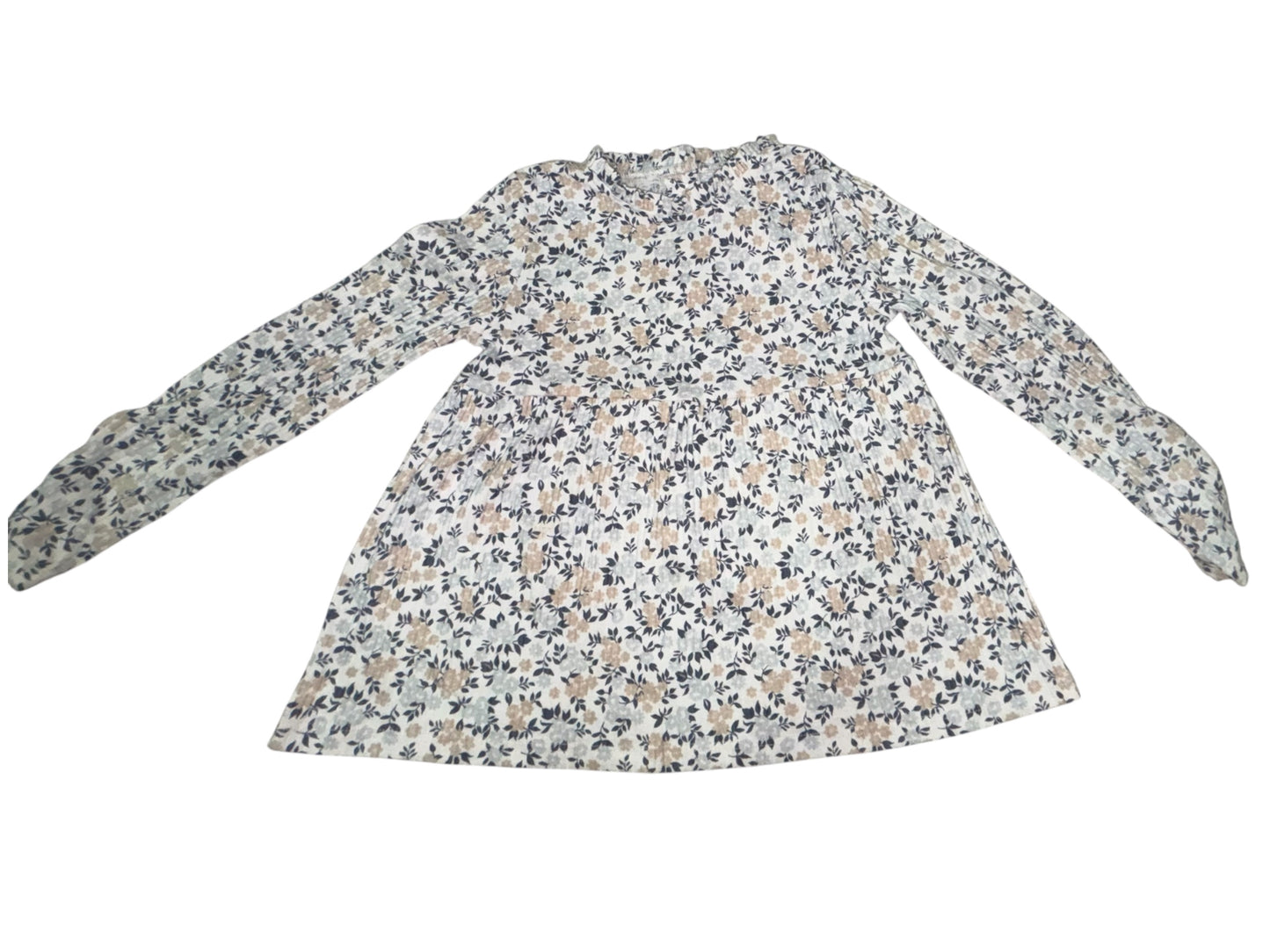 Nicole Miller New York Floral Long Sleeve Dress – Size 6 (Girls)