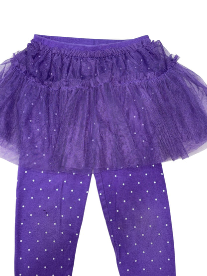 Purple Polka Dot Tutu Leggings – Jumping Beans (Size: 24M)