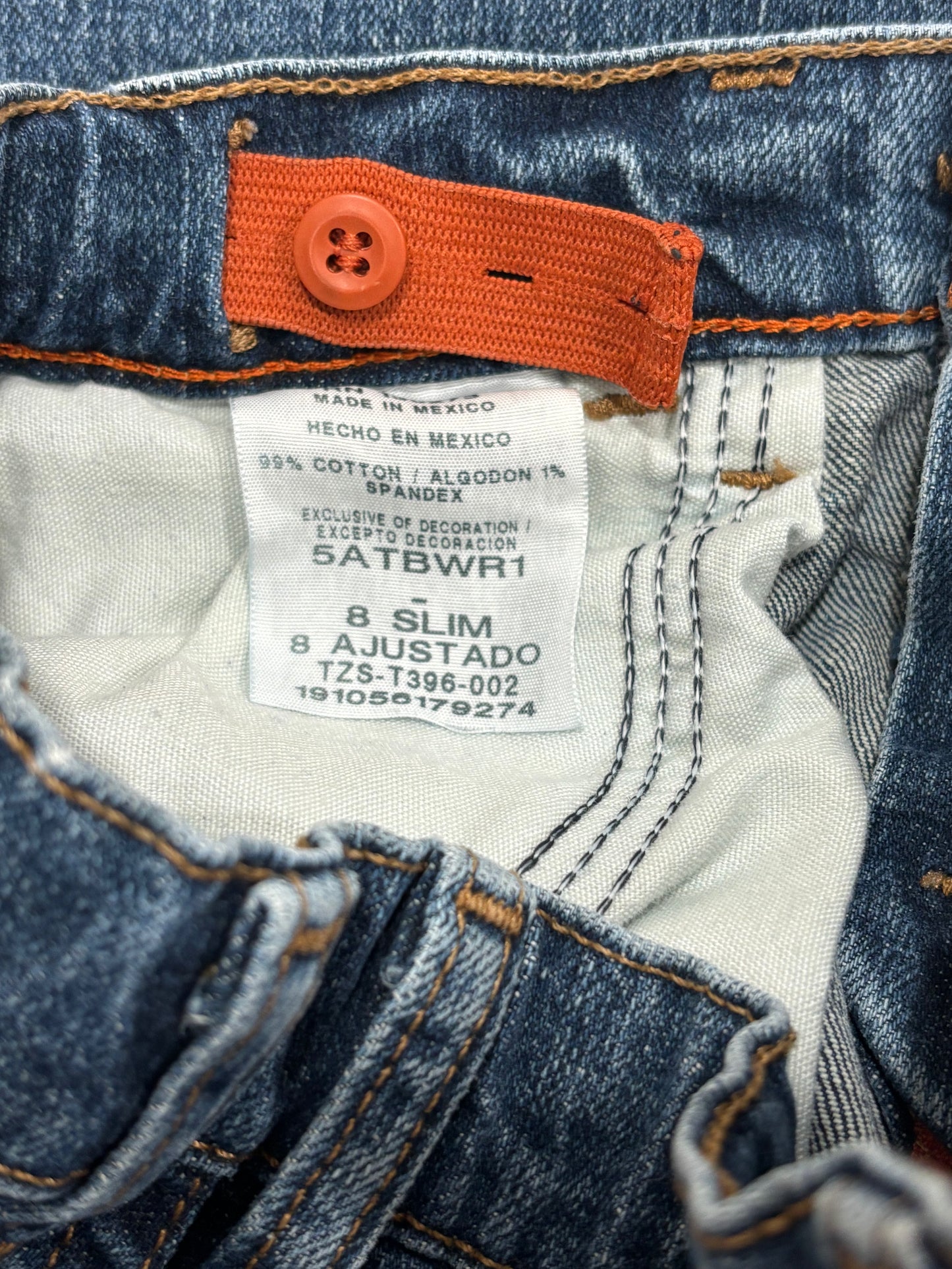 Wrangler Boys’ Slim Fit Jeans – Size 8