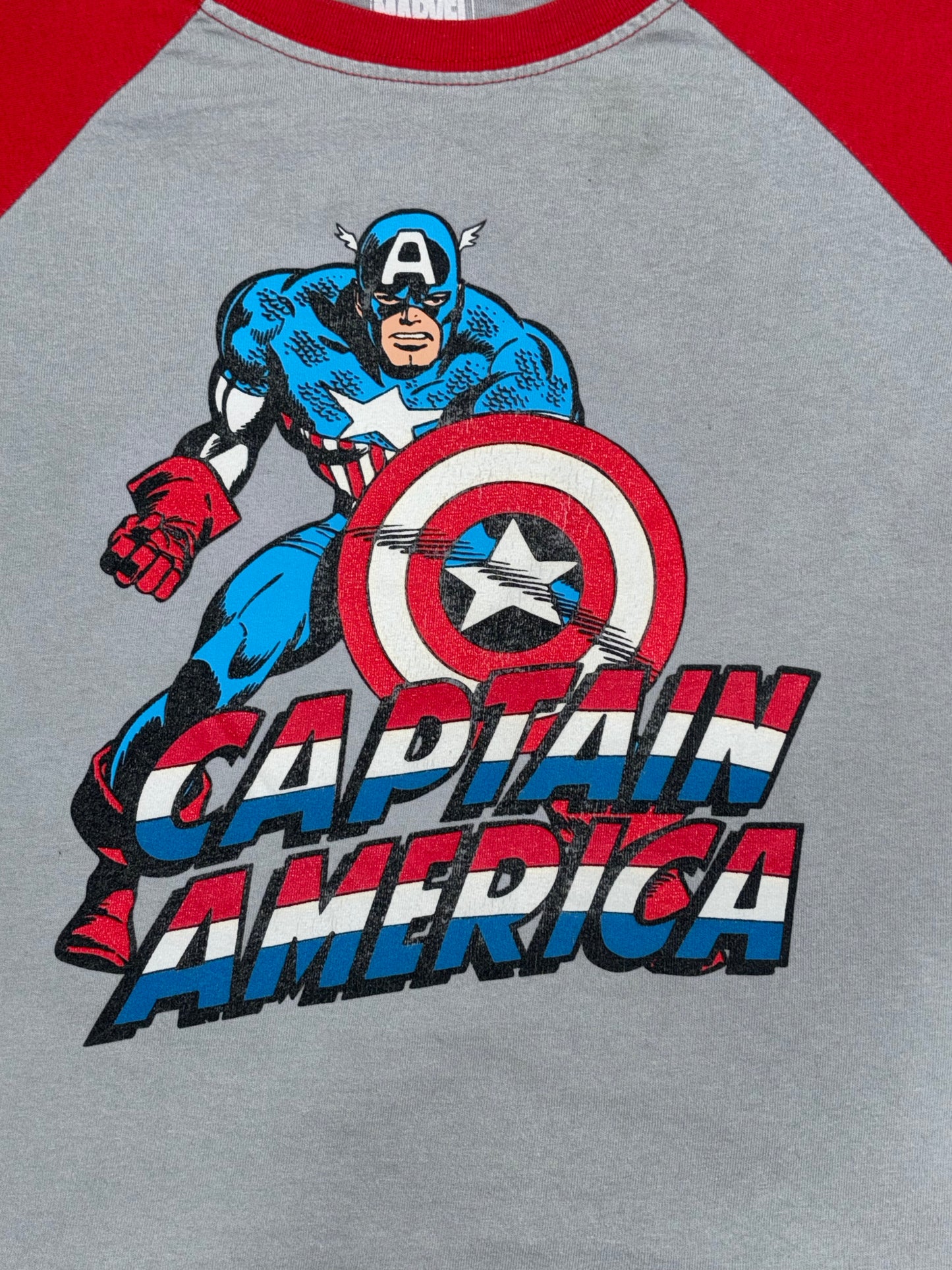 Marvel Captain America Boys’ Graphic Tee – Size 7 (L)