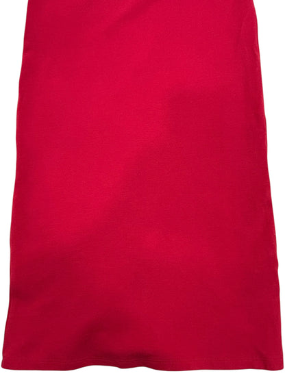 Forever 21 Red Sleeveless Ruffle Strap Dress – Size M