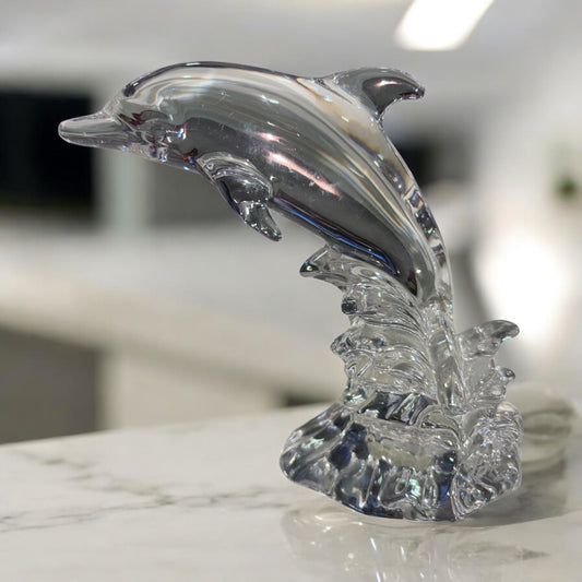 Wonders of the Wild Crystal Dolphin Figurine Crystal