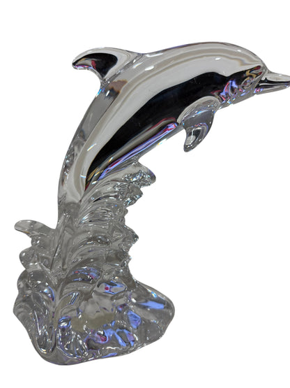 Wonders of the Wild Crystal Dolphin Figurine Crystal