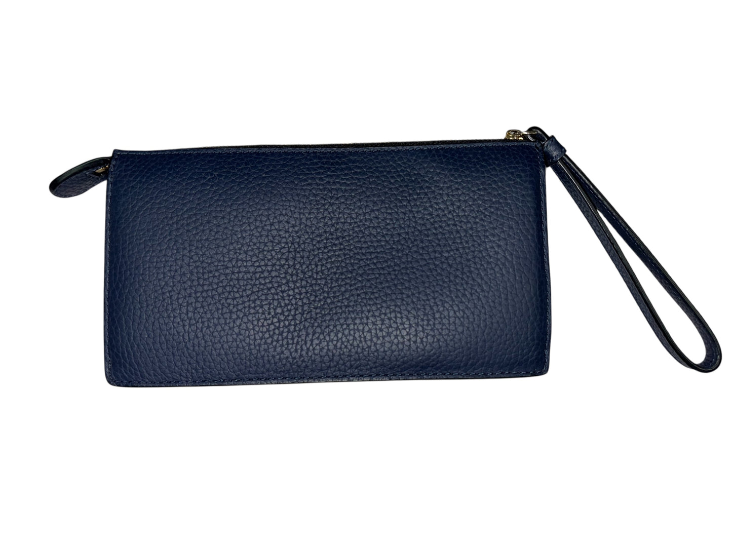 Kate Spade Anderson Street Wristlet Wallet – Navy with Black Bead Embellishments