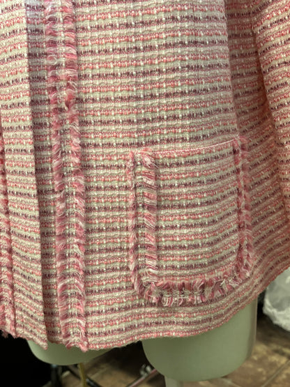 Apostrophe Woman Pink Tweed Blazer – Size 18W – Pretty in Power