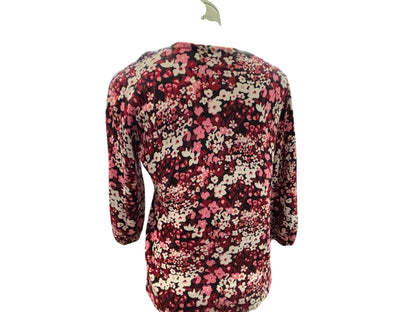 Style & Co Floral Knit Sweater – Medium
