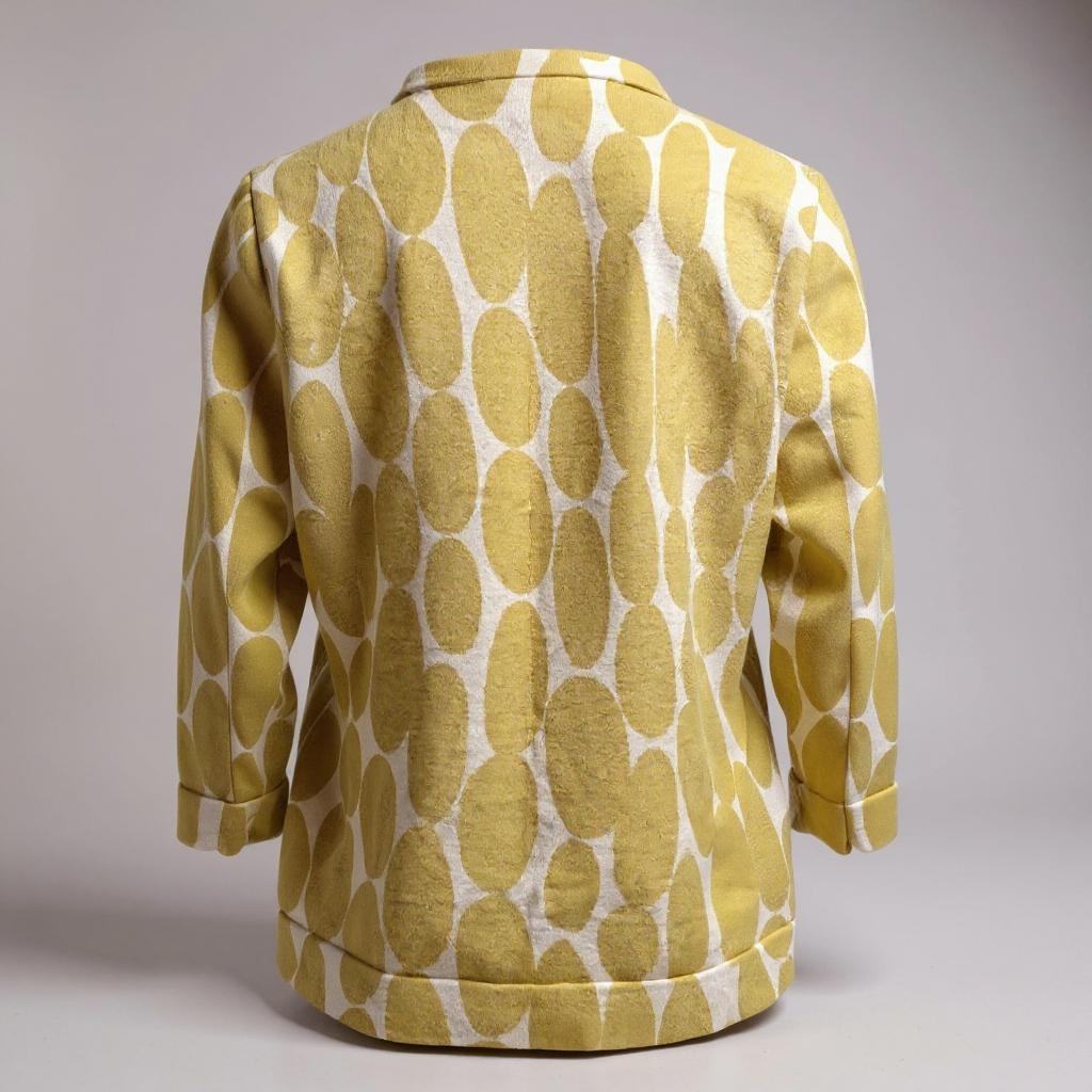 Ann Taylor Mustard Yellow Oval Dot Cardigan – Size L