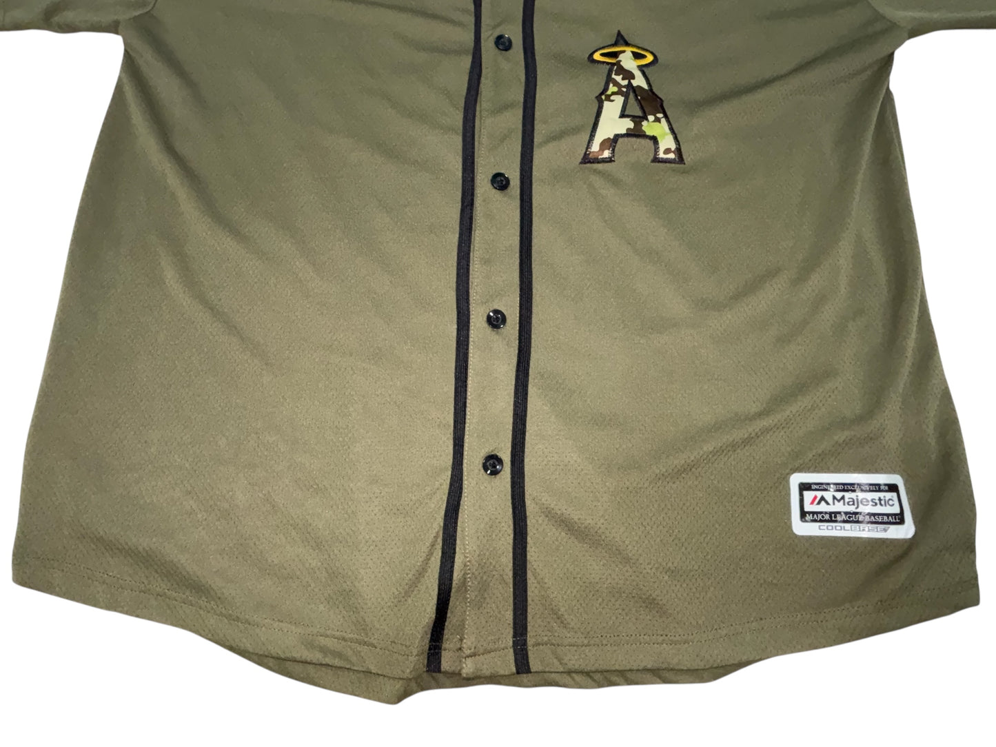 Shohei Ohtani #17 Angels Camo Jersey – Majestic Cool Base (XXL)
