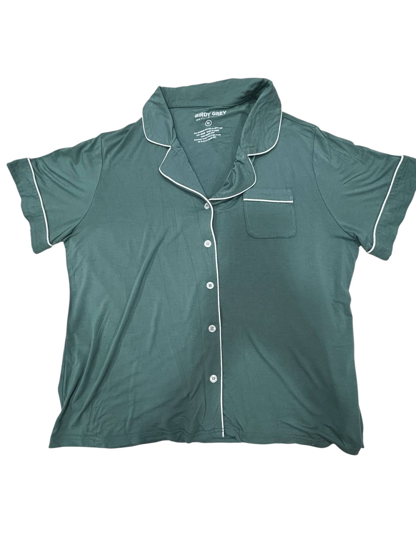 Birdy Grey Women’s Bamboo Pajama Set – Forest Green (XL)