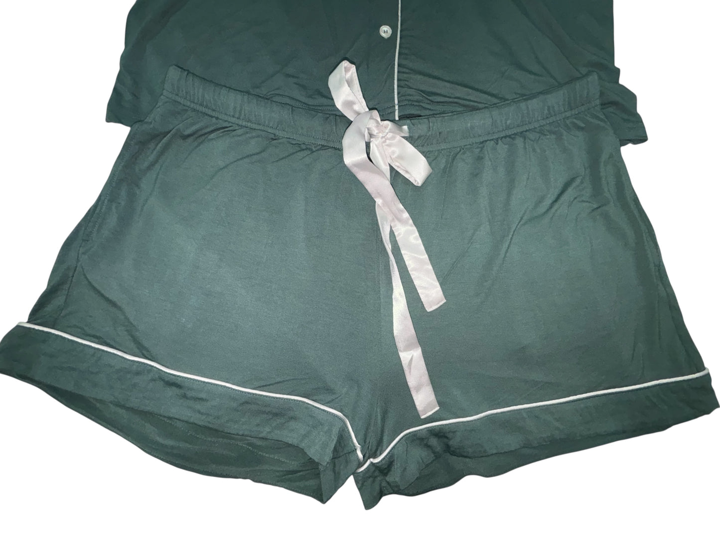 Birdy Grey Women’s Bamboo Pajama Set – Forest Green (XL)