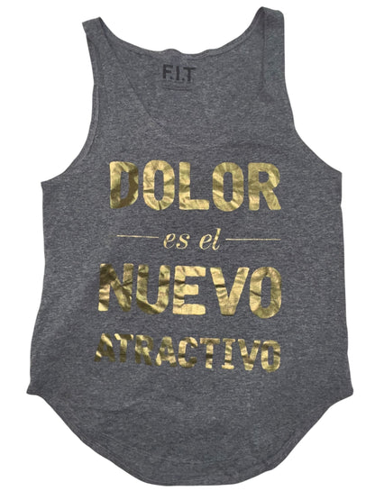 F.I.T “Dolor es el Nuevo Atractivo” Tank – Size M