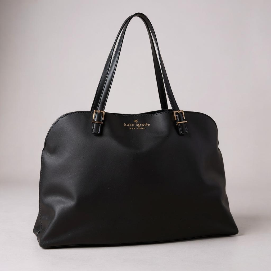Kate Spade New York Black Nylon Zip Tote