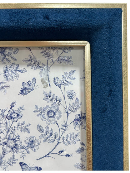 Navy & Gold Vintage-Inspired Picture Frame