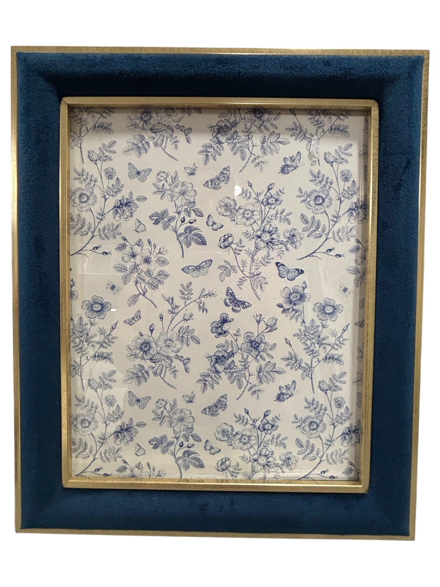 Navy & Gold Vintage-Inspired Picture Frame