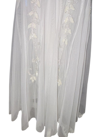 David's Bridal Vintage-Inspired Beaded Wedding Gown