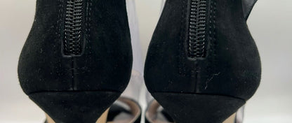 Louise et Cie Black Bow Suede Heels (Size 8)