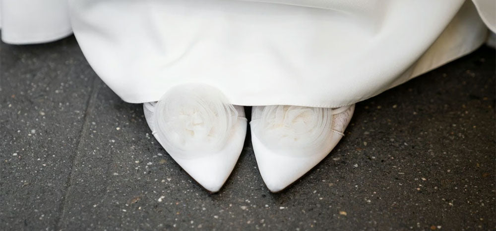 Nina Ivory Kitten Heels, Size 8